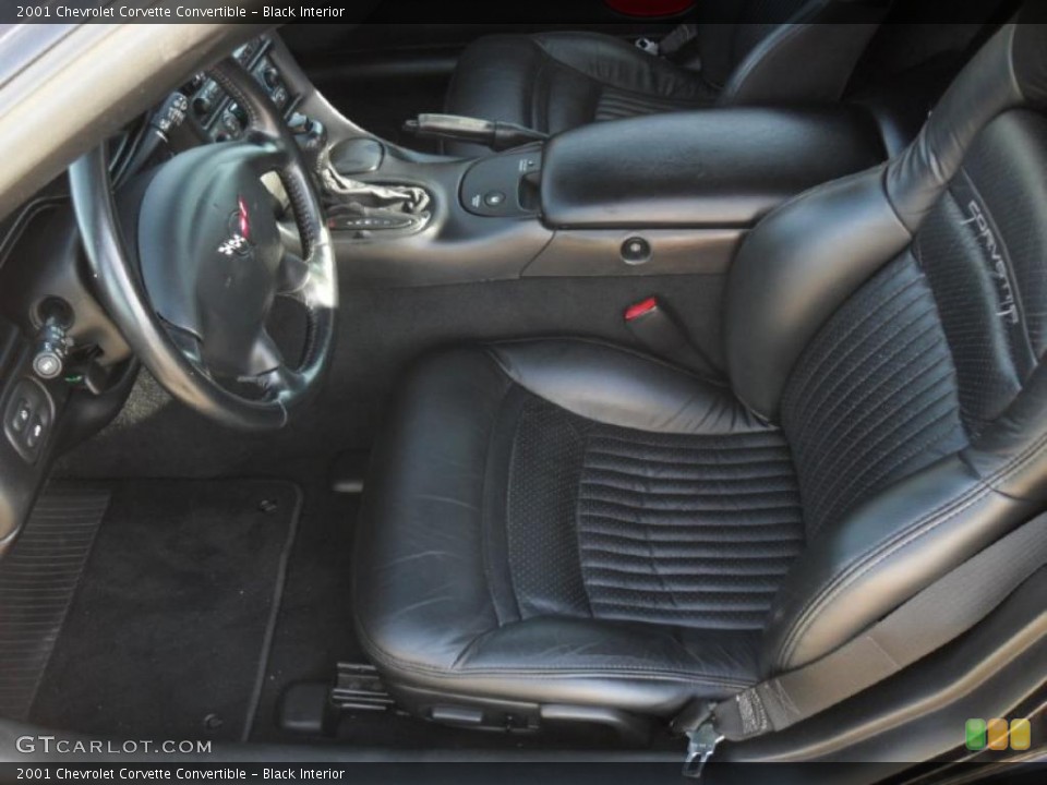 Black Interior Photo for the 2001 Chevrolet Corvette Convertible #39822926