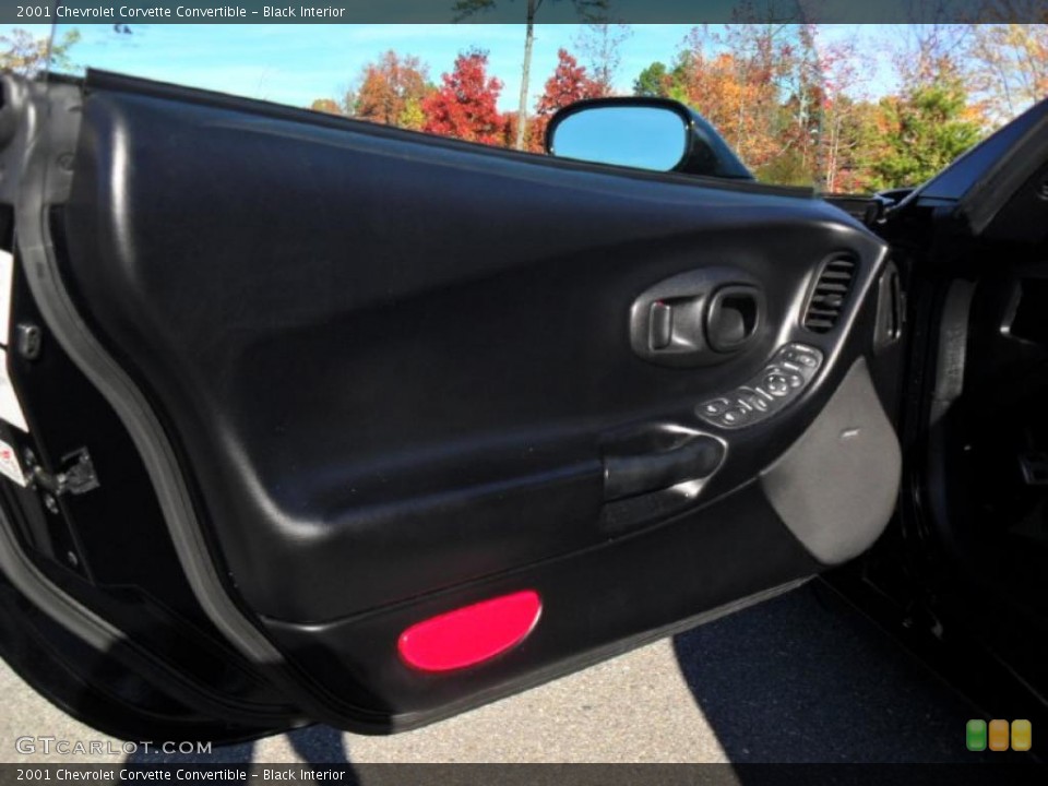 Black Interior Door Panel for the 2001 Chevrolet Corvette Convertible #39822954