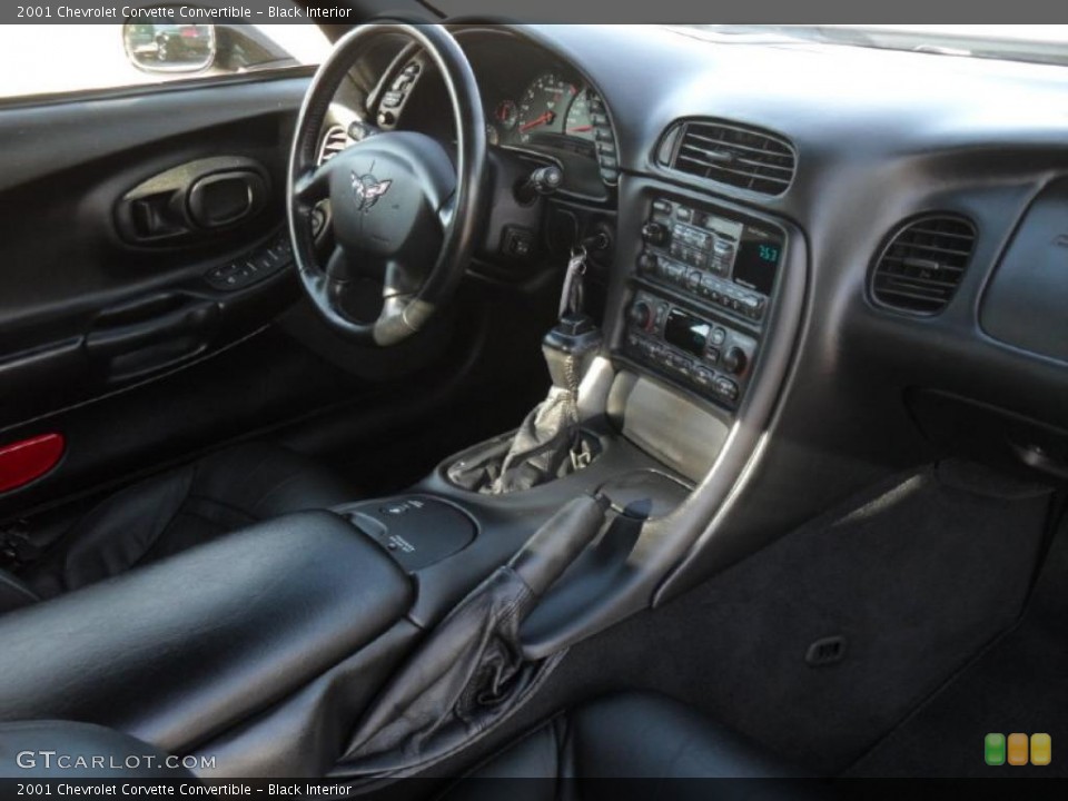Black Interior Dashboard for the 2001 Chevrolet Corvette Convertible #39823098