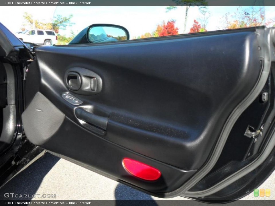 Black Interior Door Panel for the 2001 Chevrolet Corvette Convertible #39823110