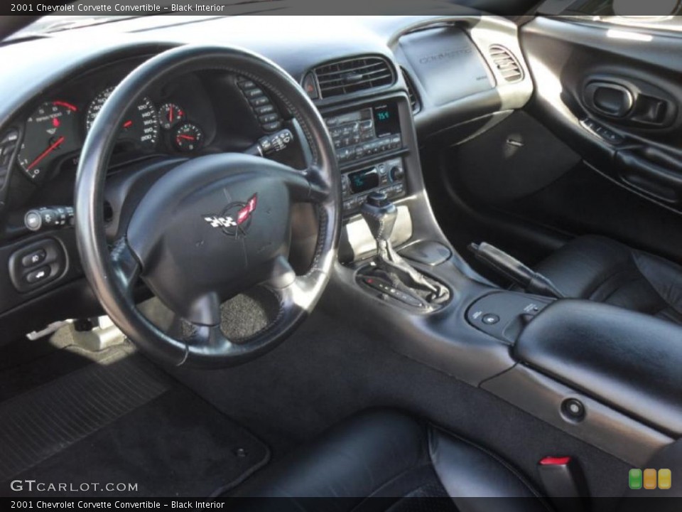 Black 2001 Chevrolet Corvette Interiors