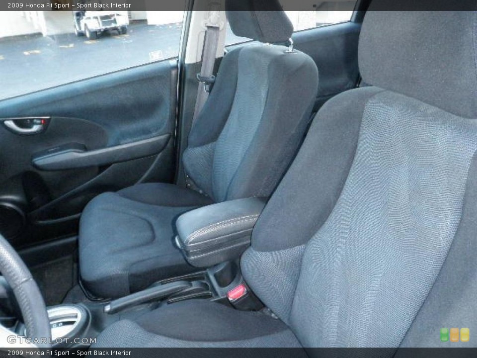 Sport Black Interior Photo for the 2009 Honda Fit Sport #39824282