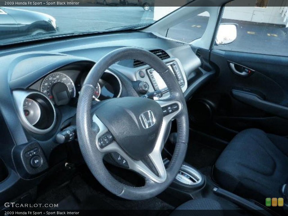 Sport Black Interior Prime Interior for the 2009 Honda Fit Sport #39824298