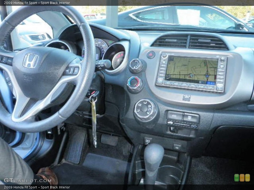 Sport Black Interior Dashboard for the 2009 Honda Fit Sport #39824338