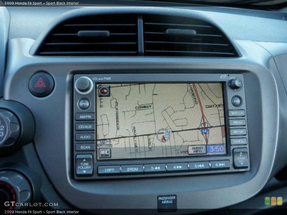 Sport Black Interior Navigation for the 2009 Honda Fit Sport #39824354