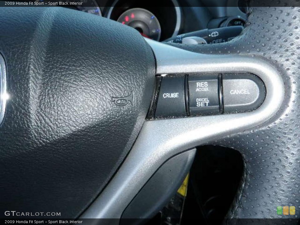 Sport Black Interior Controls for the 2009 Honda Fit Sport #39824422