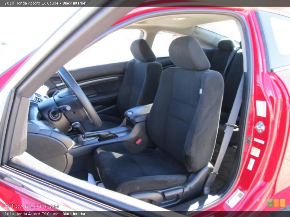 Black Interior Photo for the 2010 Honda Accord EX Coupe #39824674