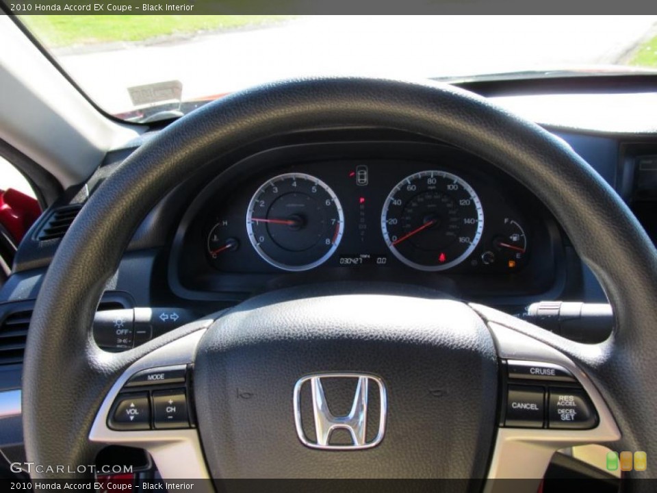 Black Interior Controls for the 2010 Honda Accord EX Coupe #39824834