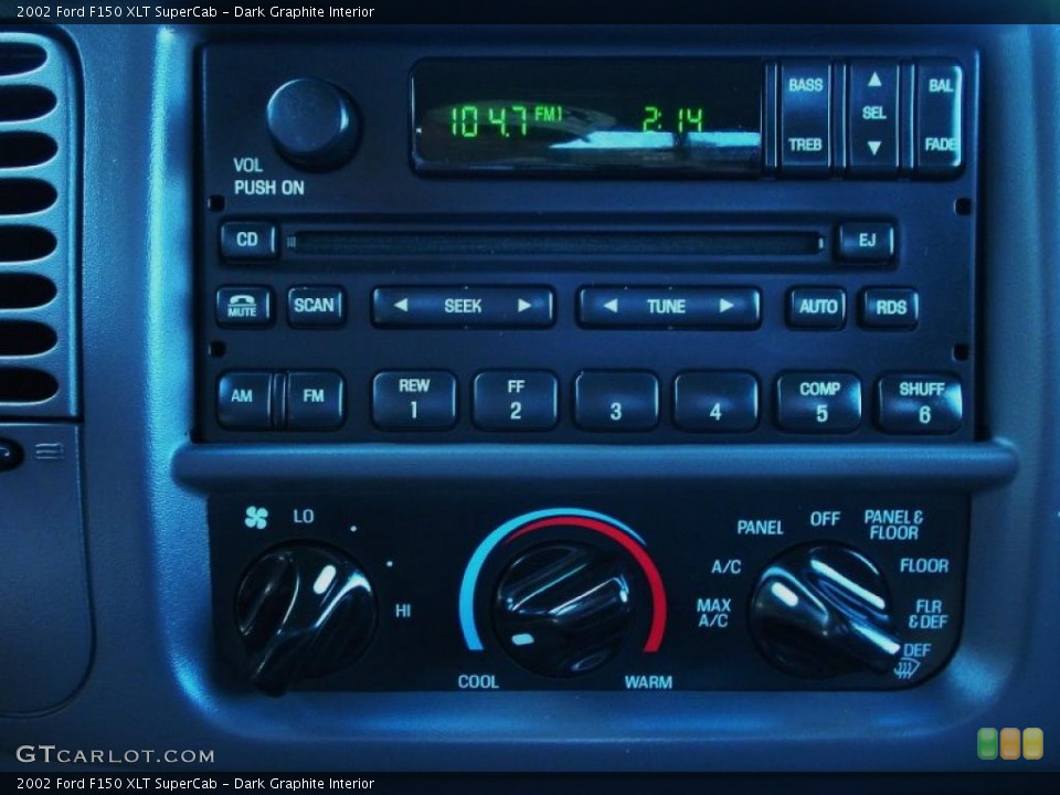 Dark Graphite Interior Controls for the 2002 Ford F150 XLT SuperCab #39825746