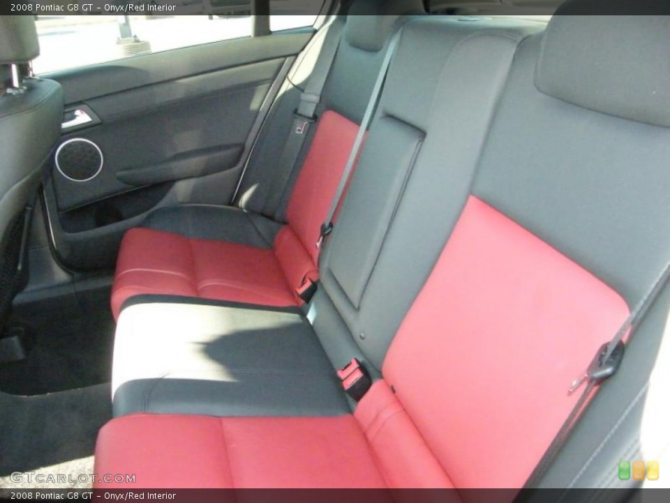Onyx/Red Interior Photo for the 2008 Pontiac G8 GT #39827810