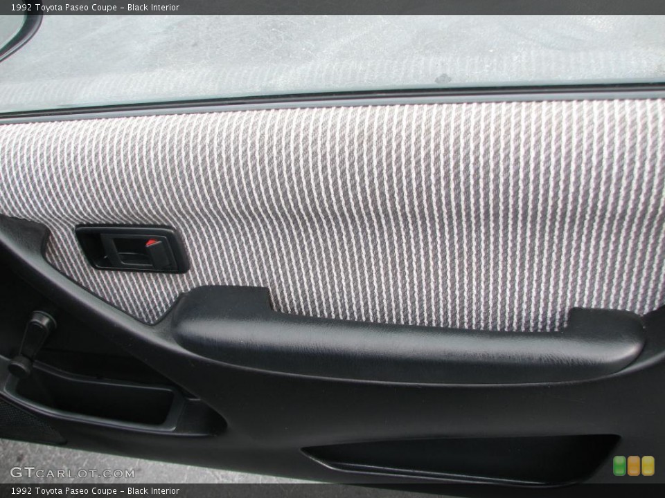 Black Interior Door Panel for the 1992 Toyota Paseo Coupe #39831767