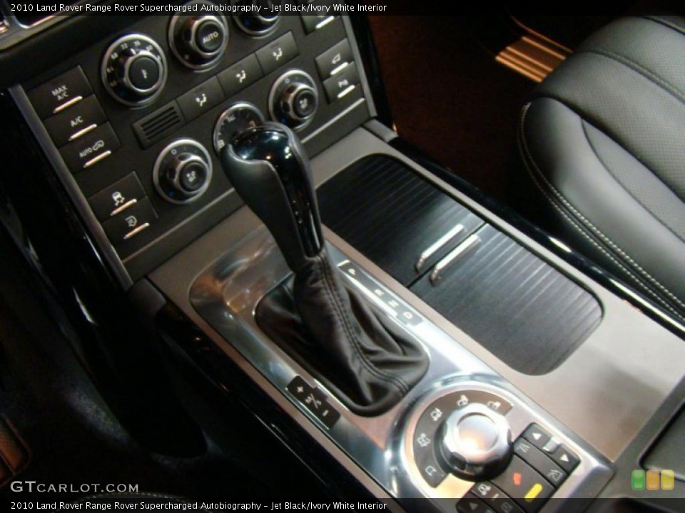 Jet Black/Ivory White Interior Transmission for the 2010 Land Rover Range Rover Supercharged Autobiography #39833962