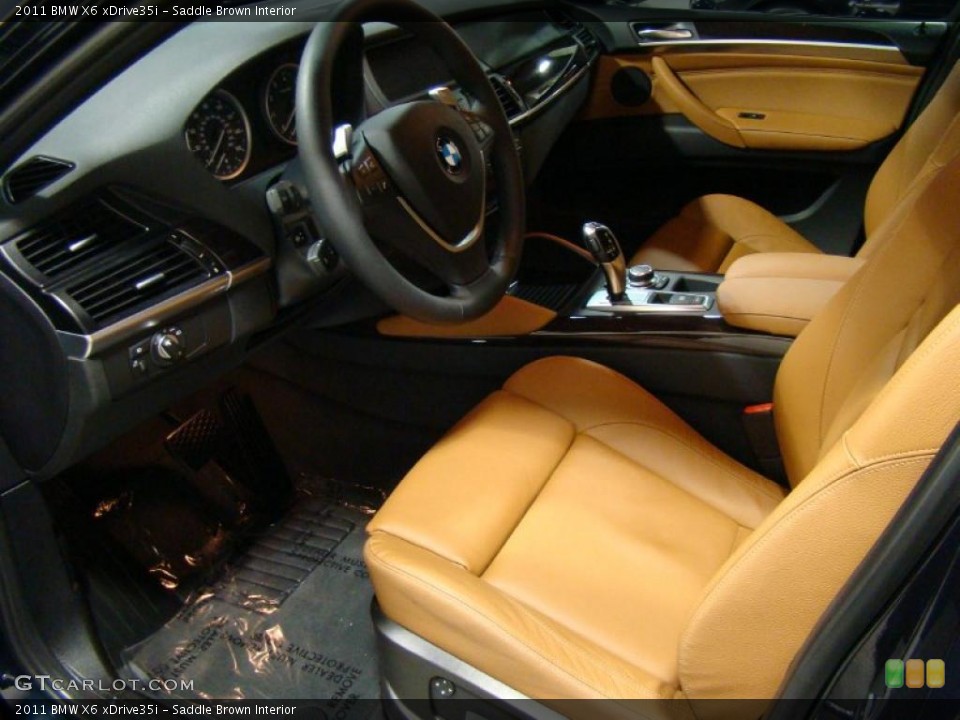 Saddle Brown Interior Prime Interior for the 2011 BMW X6 xDrive35i #39834494