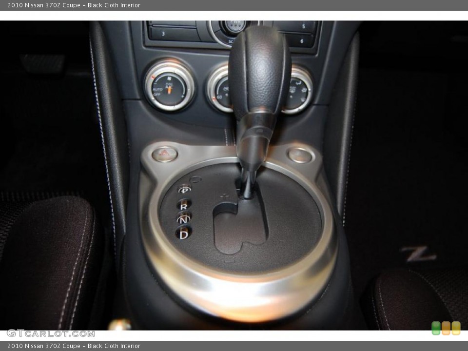 Black Cloth Interior Transmission for the 2010 Nissan 370Z Coupe #39836002