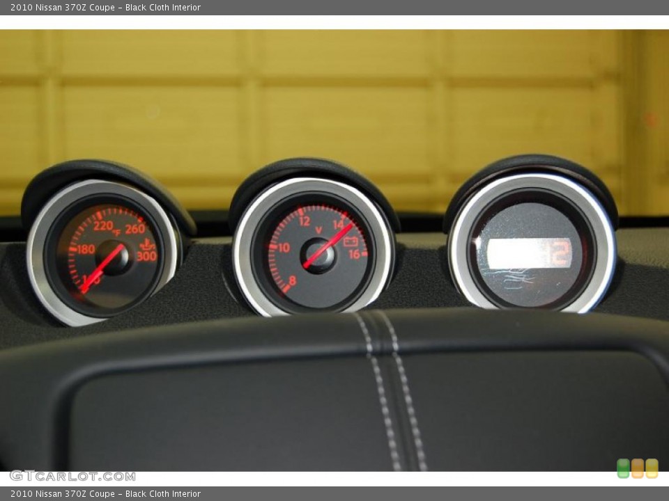 Black Cloth Interior Gauges for the 2010 Nissan 370Z Coupe #39836022