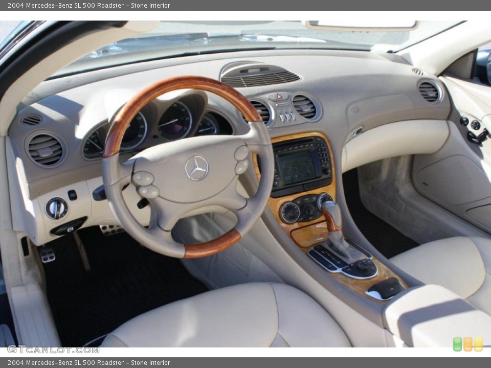 Stone Interior Photo for the 2004 Mercedes-Benz SL 500 Roadster #39836990