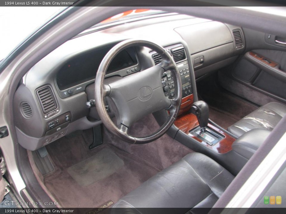 Dark Gray 1994 Lexus LS Interiors