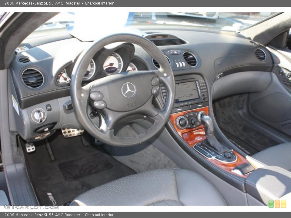 Charcoal Interior Photo for the 2006 Mercedes-Benz SL 55 AMG Roadster #39838681