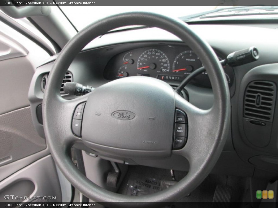 Medium Graphite Interior Steering Wheel for the 2000 Ford Expedition XLT #39840545