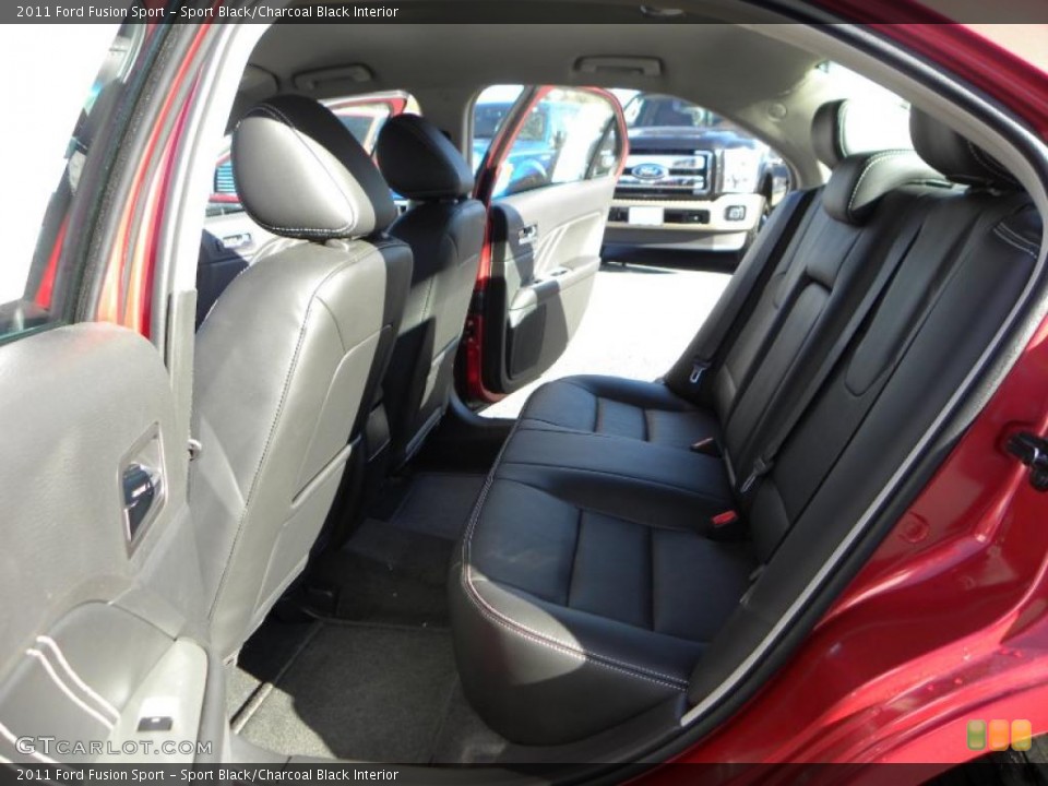 Sport Black/Charcoal Black Interior Photo for the 2011 Ford Fusion Sport #39842071