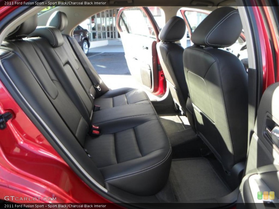 Sport Black/Charcoal Black Interior Photo for the 2011 Ford Fusion Sport #39842087