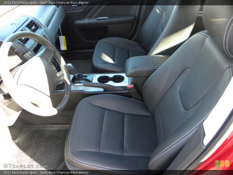 Sport Black/Charcoal Black Interior Photo for the 2011 Ford Fusion Sport #39842148