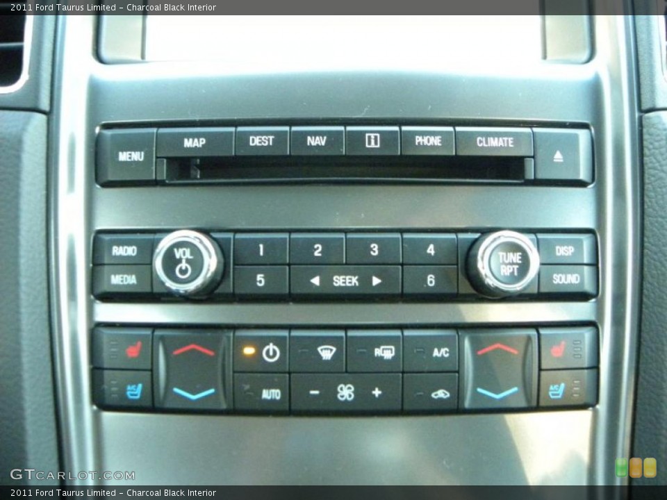 Charcoal Black Interior Controls for the 2011 Ford Taurus Limited #39842514