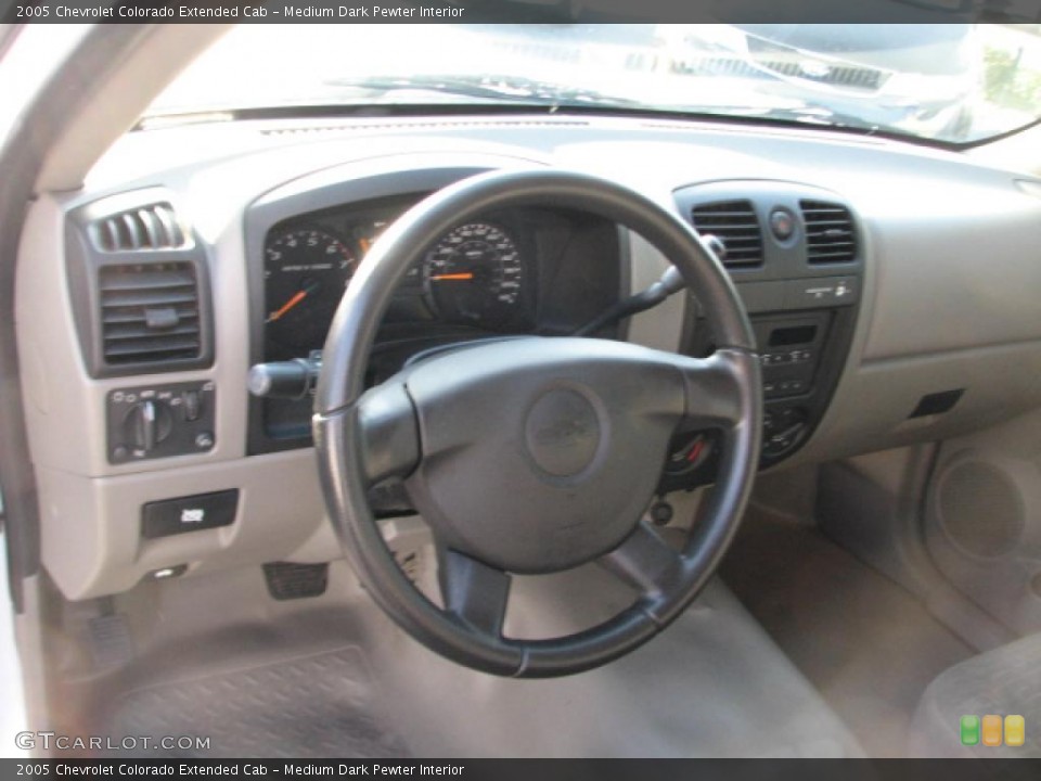 Medium Dark Pewter Interior Steering Wheel for the 2005 Chevrolet Colorado Extended Cab #39843322