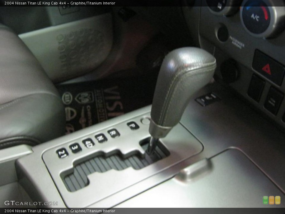 Graphite/Titanium Interior Transmission for the 2004 Nissan Titan LE King Cab 4x4 #39843718
