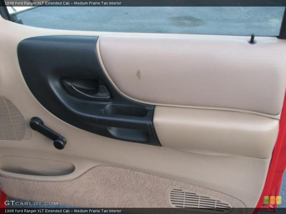 Medium Prairie Tan Interior Door Panel for the 1998 Ford Ranger XLT Extended Cab #39844014