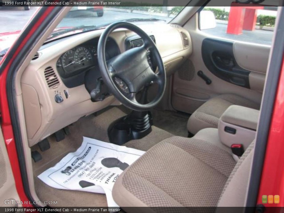 Medium Prairie Tan Interior Prime Interior for the 1998 Ford Ranger XLT Extended Cab #39844026