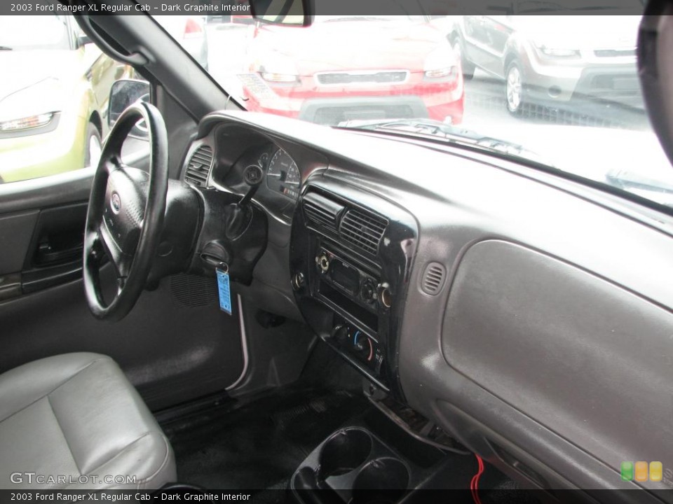 Dark Graphite Interior Dashboard for the 2003 Ford Ranger XL Regular Cab #39844685
