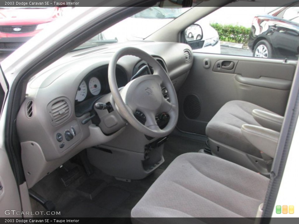 Taupe Interior Prime Interior for the 2003 Dodge Caravan SE #39844938