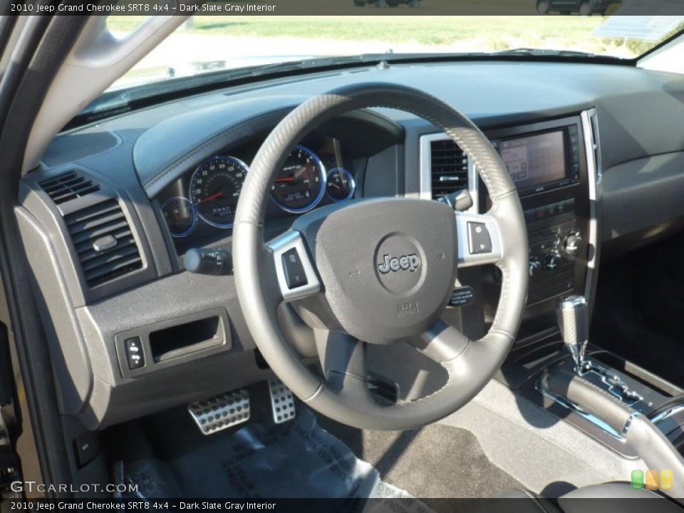 Dark Slate Gray Interior Steering Wheel for the 2010 Jeep Grand Cherokee SRT8 4x4 #39847070
