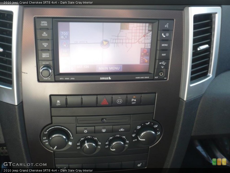 Dark Slate Gray Interior Navigation for the 2010 Jeep Grand Cherokee SRT8 4x4 #39847170