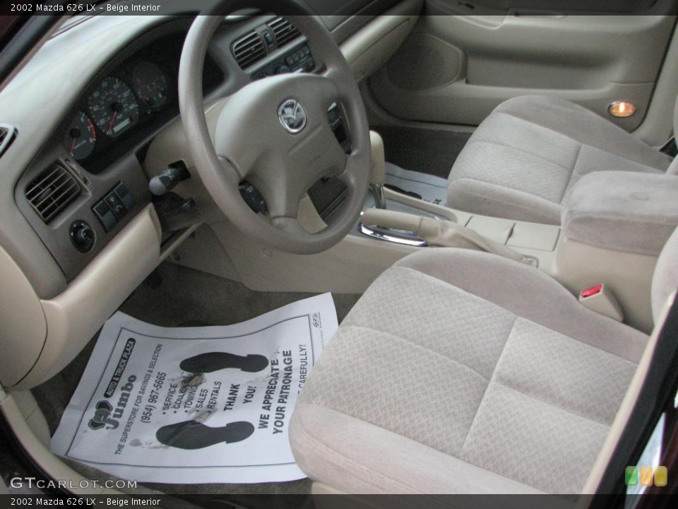 Beige Interior Photo for the 2002 Mazda 626 LX #39848242