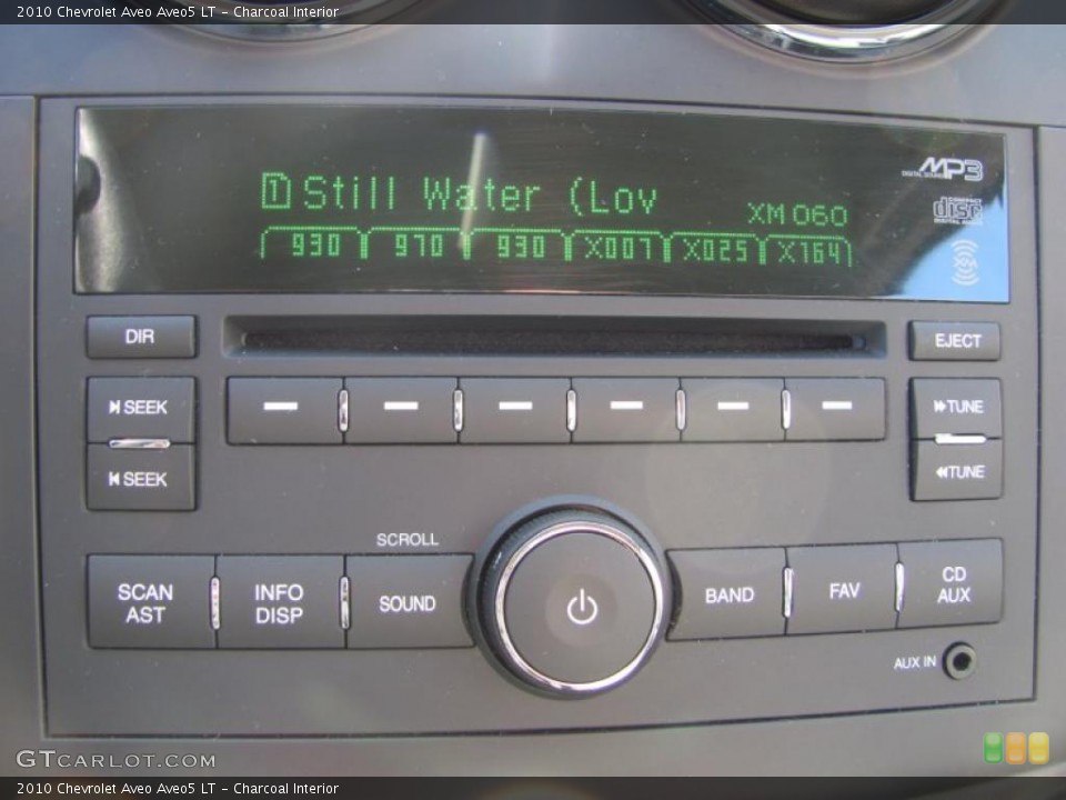 Charcoal Interior Controls for the 2010 Chevrolet Aveo Aveo5 LT #39851734