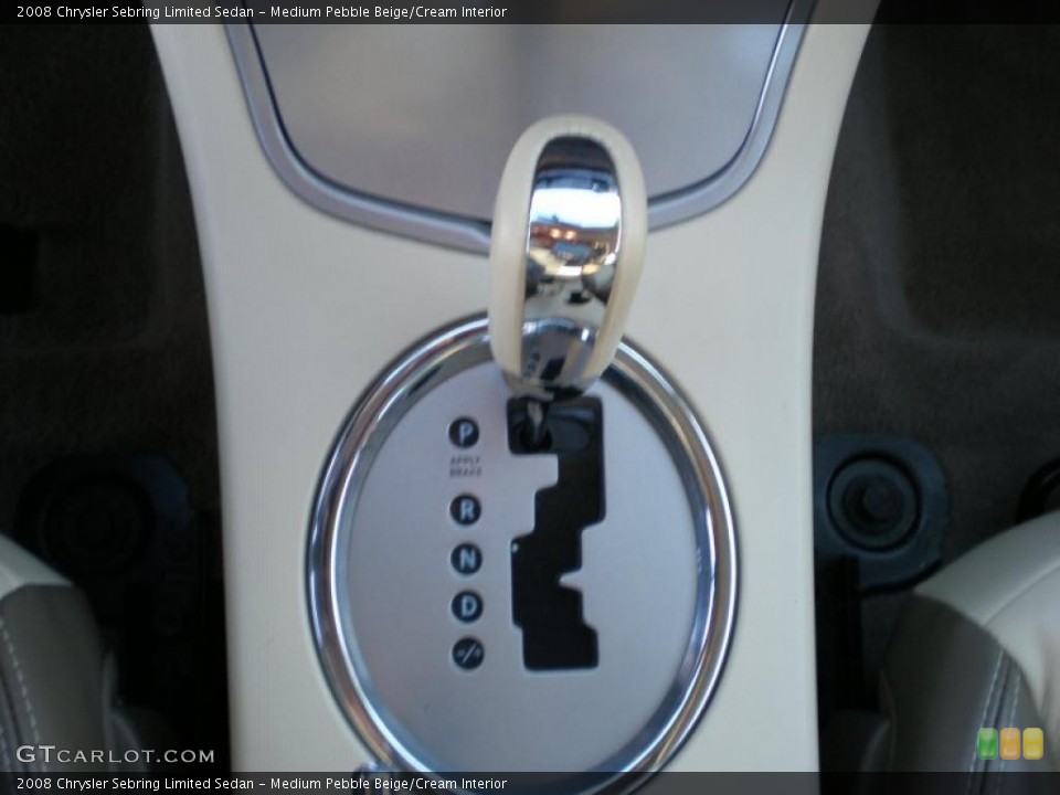 Medium Pebble Beige/Cream Interior Transmission for the 2008 Chrysler Sebring Limited Sedan #39852258