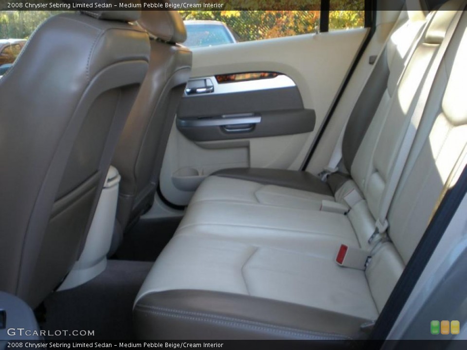 Medium Pebble Beige/Cream Interior Photo for the 2008 Chrysler Sebring Limited Sedan #39852290