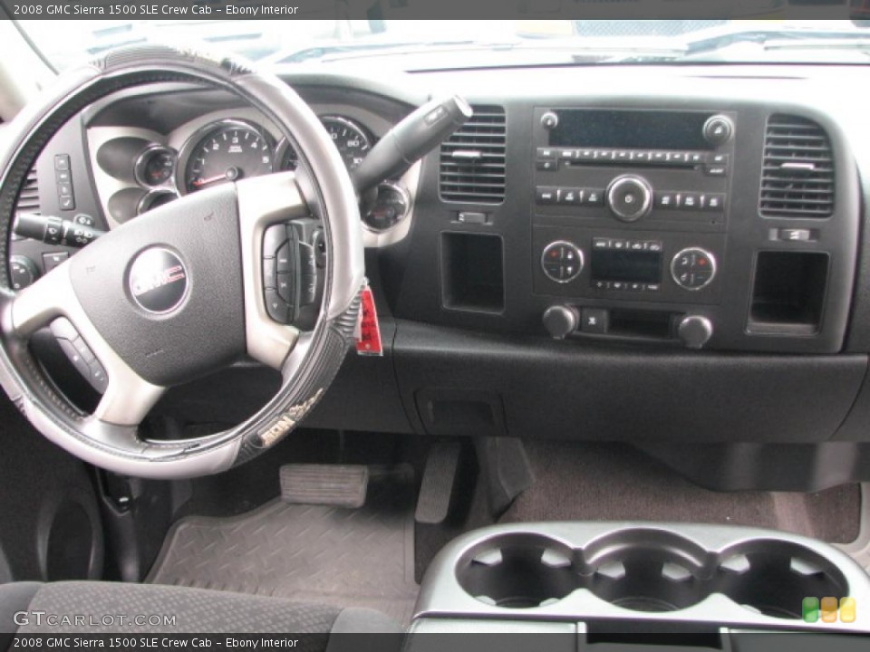 Ebony Interior Dashboard for the 2008 GMC Sierra 1500 SLE Crew Cab #39852462