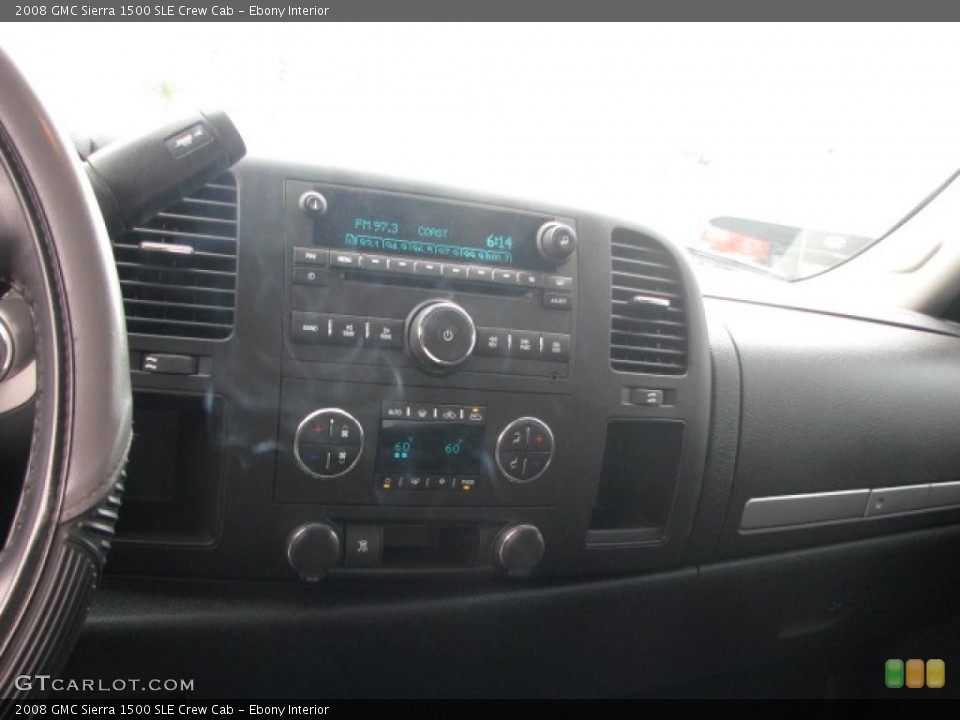 Ebony Interior Controls for the 2008 GMC Sierra 1500 SLE Crew Cab #39852482