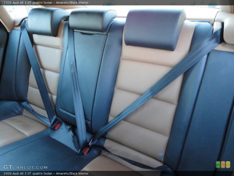 Amaretto/Black Interior Photo for the 2009 Audi A6 3.0T quattro Sedan #39854014