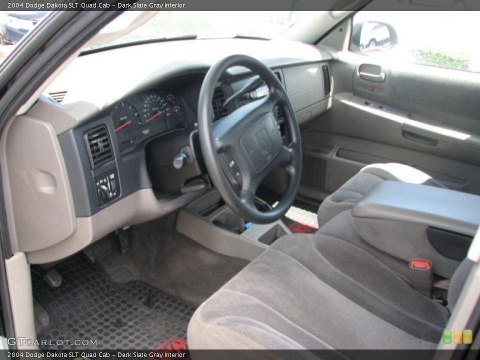 Dark Slate Gray Interior Prime Interior for the 2004 Dodge Dakota SLT Quad Cab #39854346