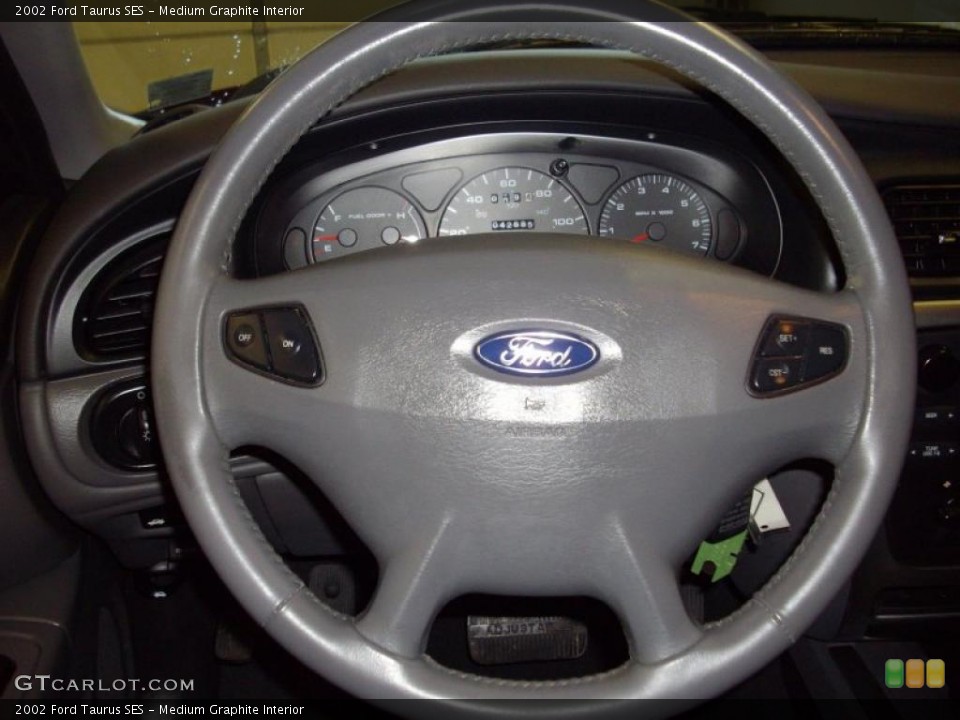 Medium Graphite Interior Steering Wheel for the 2002 Ford Taurus SES #39855233