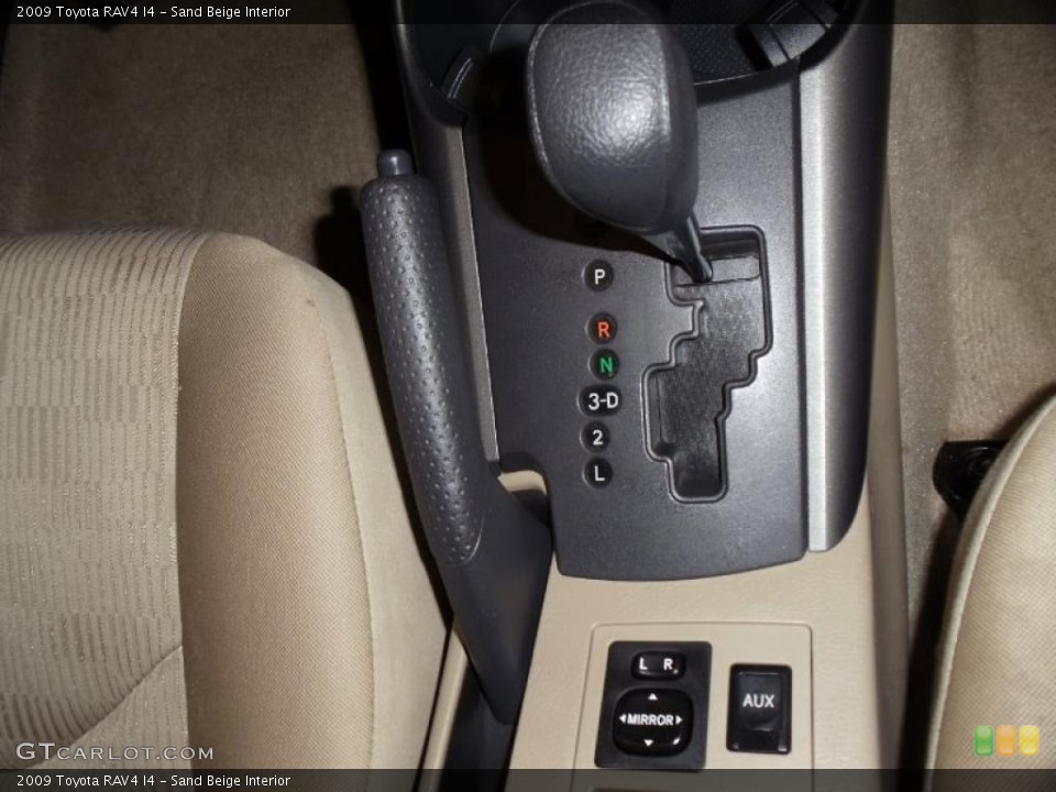 Sand Beige Interior Transmission for the 2009 Toyota RAV4 I4 #39857438