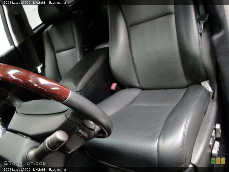 Black Interior Photo for the 2008 Lexus LS 600h L Hybrid #39858078