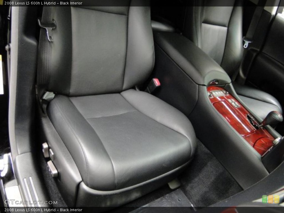 Black Interior Photo for the 2008 Lexus LS 600h L Hybrid #39858090