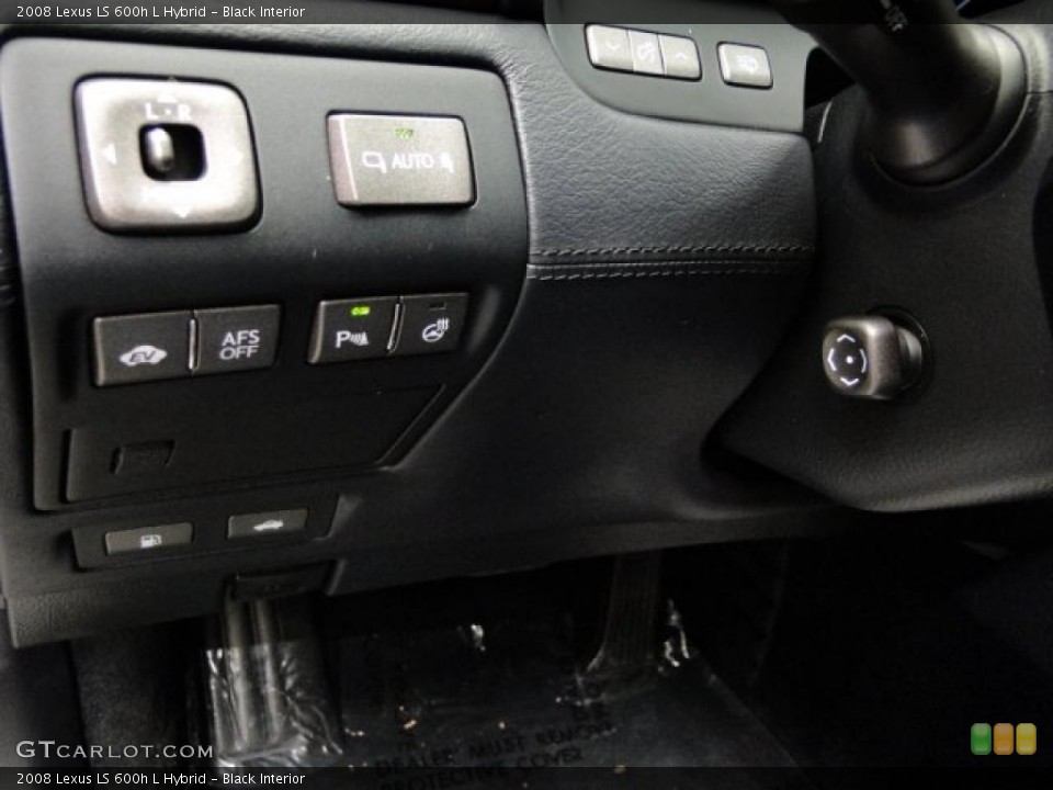 Black Interior Controls for the 2008 Lexus LS 600h L Hybrid #39858102