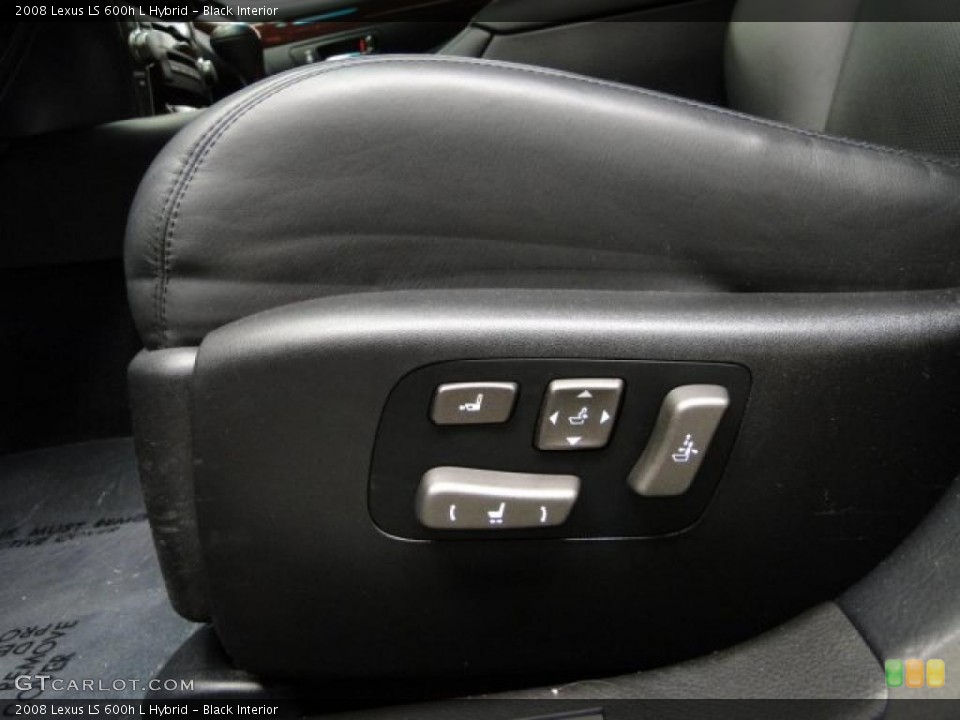 Black Interior Controls for the 2008 Lexus LS 600h L Hybrid #39858218