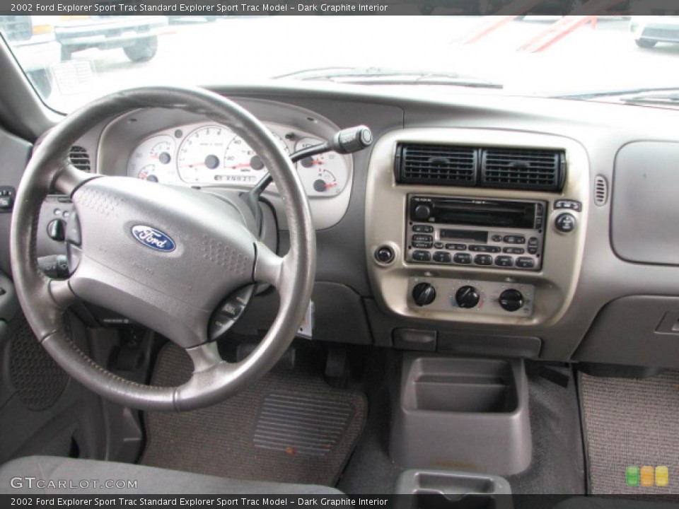 Dark Graphite Interior Dashboard for the 2002 Ford Explorer Sport Trac  #39859430